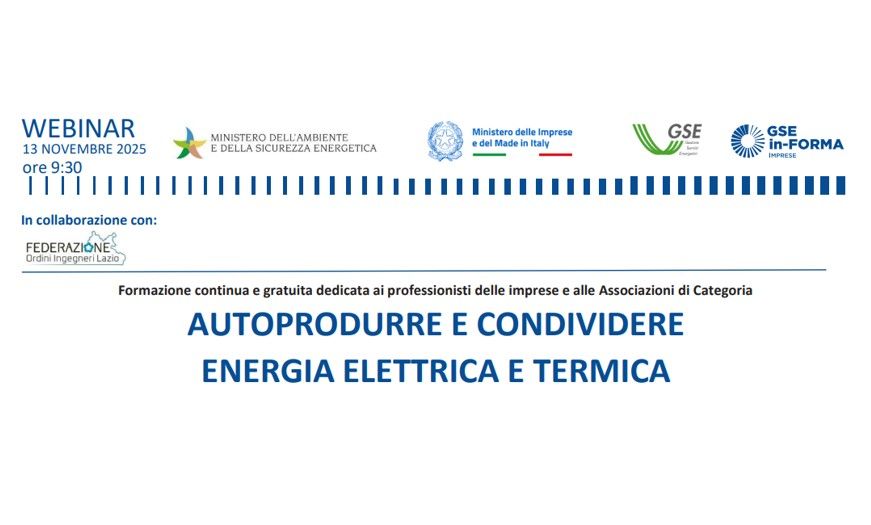 Autoprodurre e condividere energia elettrica e termica